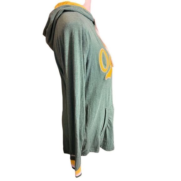 Oakland A’s Mitchell & Ness Cooperstown Collection Lightweight Hoodie Size Mediu - Picture 7 of 15
